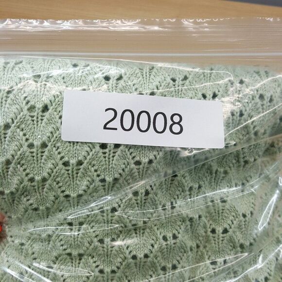 NN07 Sweater Mens XL Lime Green Cardigan Button Up Loose Knit Cotton MANUEL $305 - Picture 10 of 10